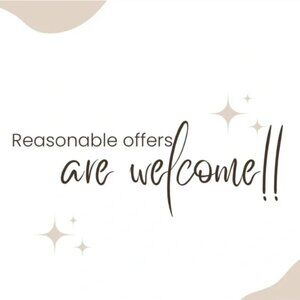 ✨Reasonable Offers Are WELCOME✨